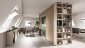 
                  
                    Scavolini Boxlife Kitchen and Living Area Integrated into One Space
                  
                