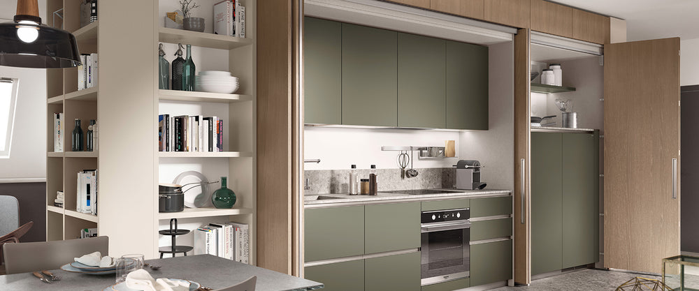 
                  
                    Scavolini Boxlife Kitchen and Living Area Integrated into One Space  Edit alt text
                  
                