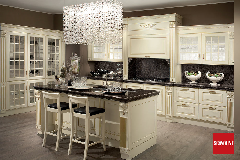
                  
                    Scavolini Baltimora Kitchen in Classical Style with Luxury Detailing
                  
                